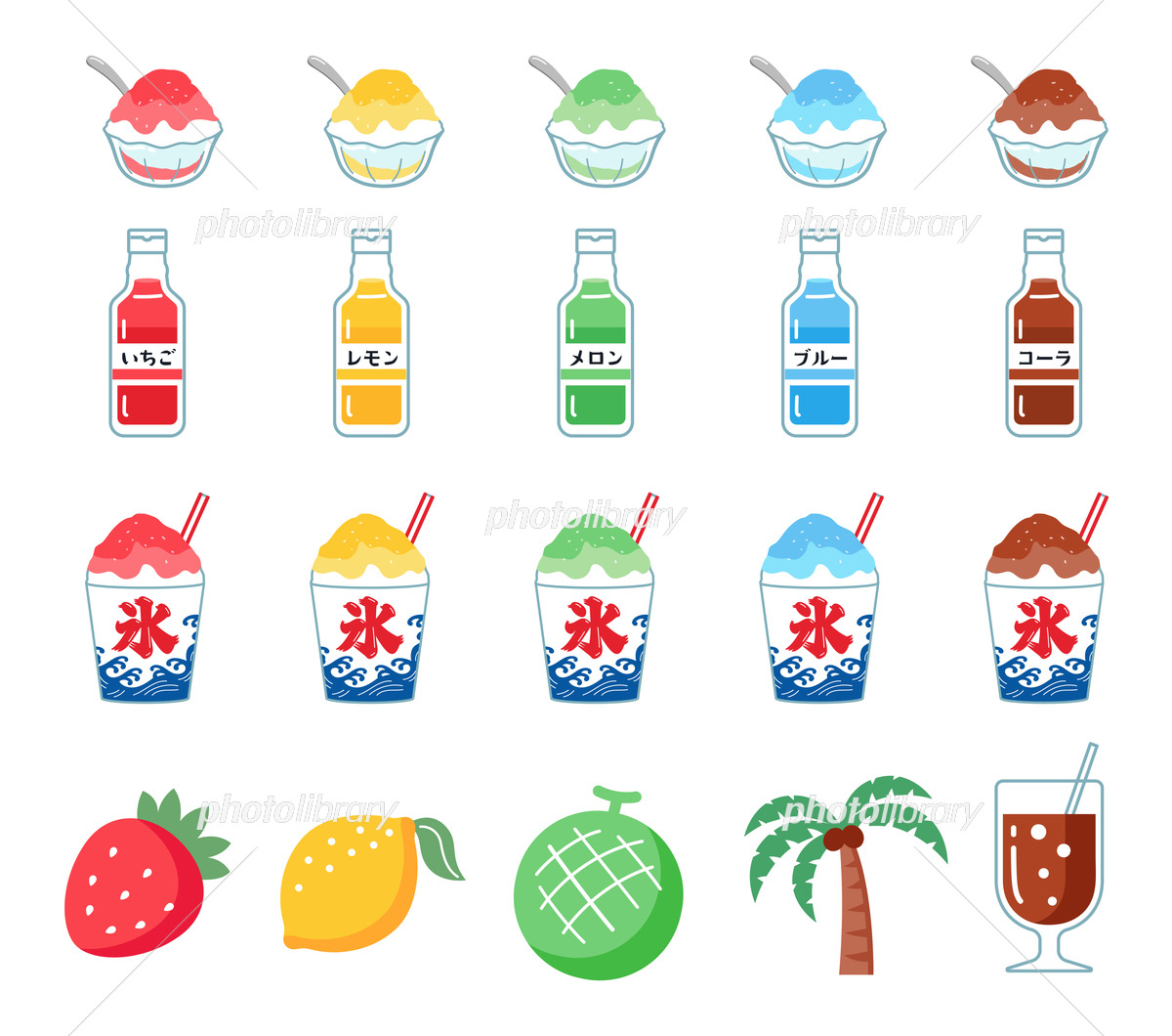 動物とかき氷 イラストポストカード詰め合わせ - koko's art galleryminne byGMOペパボ国内最大級のハンドメイド・手作り通販サイト