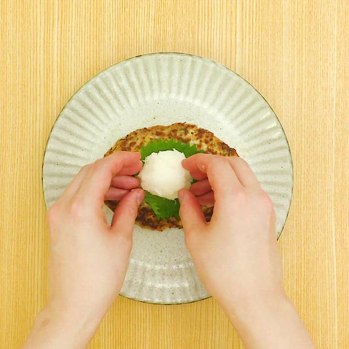 ヘルシー♪秘密の隠し味和風豆腐ハンバーグ