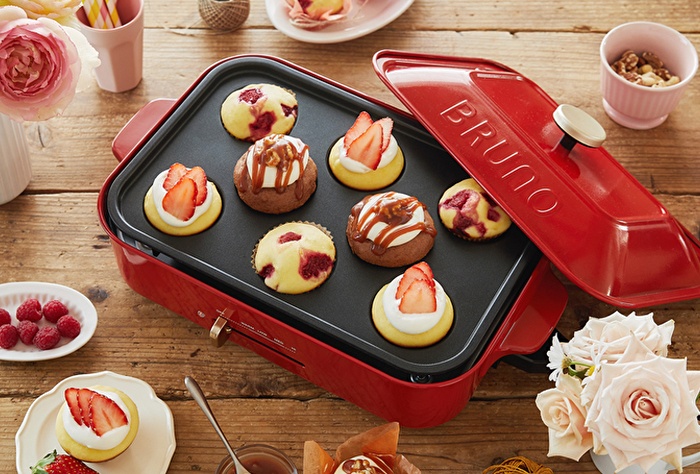 ホットケーキMIXとジャムでお手軽ケーキ🍰スイーツレシピホットプレート簡単料理ホットケーキミックス手作りお菓子ホワイトデ