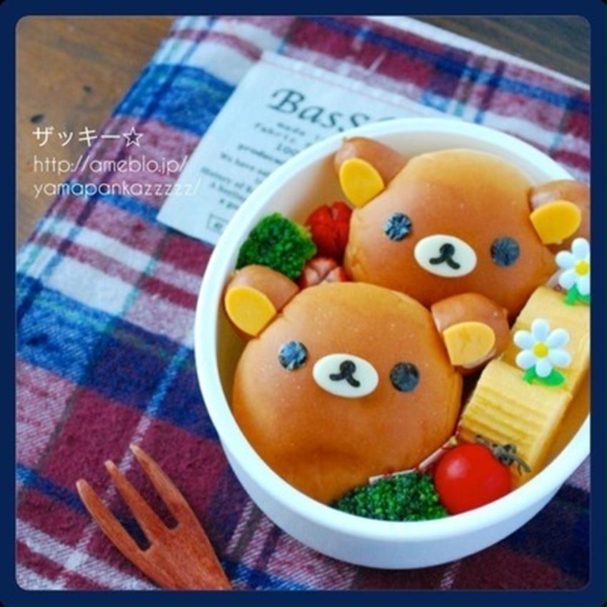 簡単キャラ弁♡リラックマ弁当