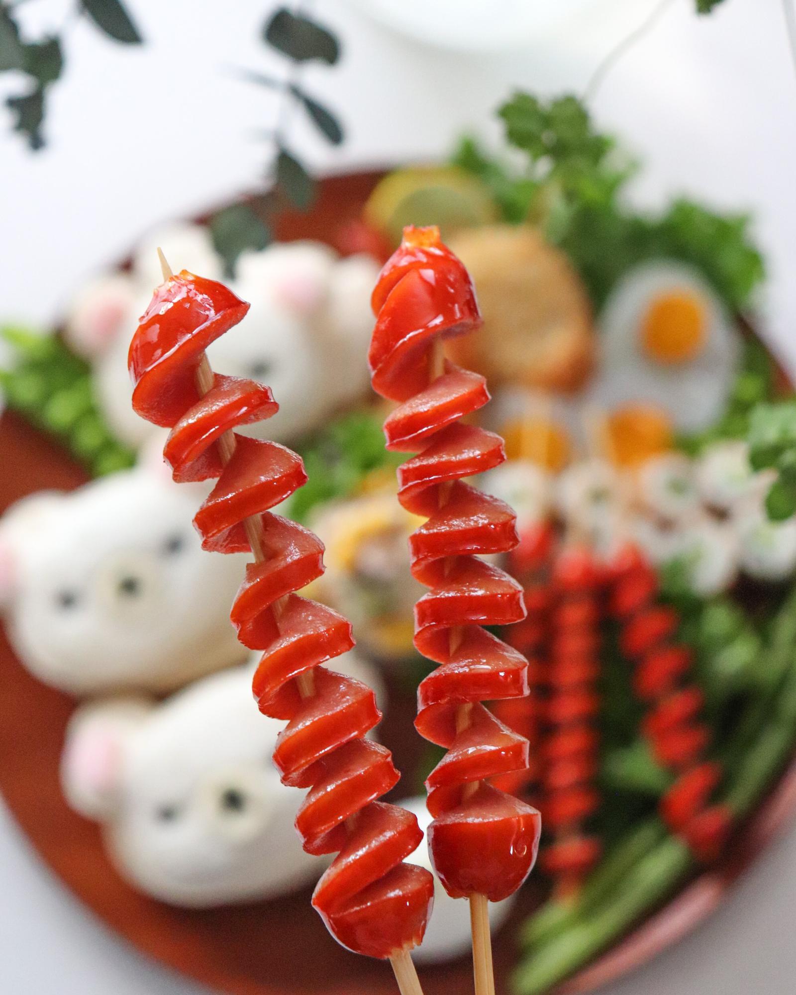 ハートのウィンナー〜お弁当のおかず