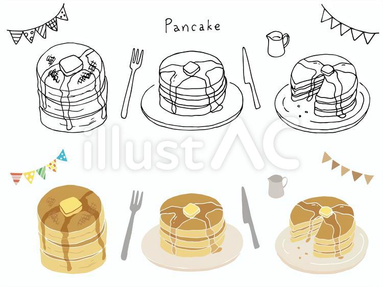 パンケーキイラスト登録