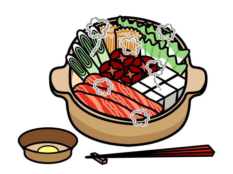 すき焼きのイラストるみあ