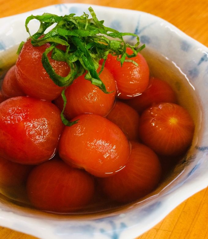 簡単！ミニトマトの浅漬け 爪楊枝編