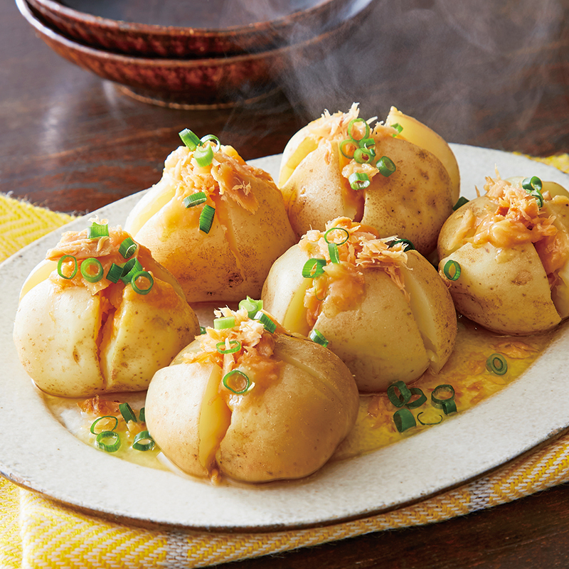 じゃがいもをレンジで蒸す方法。茹でるより短時間！皮むきも簡単。やまでら くみこ のレシピ