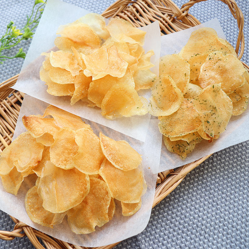 電子レンジで ノンオイルポテトチップス by liqueur☆クックパッド簡単おいしいみんなのレシピが392万品