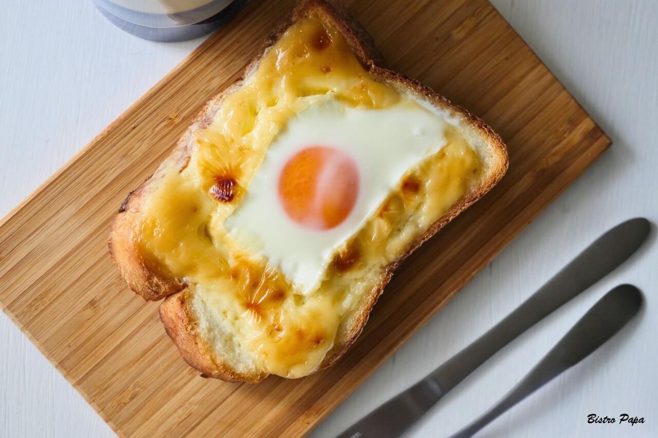 ジブリ作品に出てくる！パズーの目玉焼きトーストを再現してみました♪