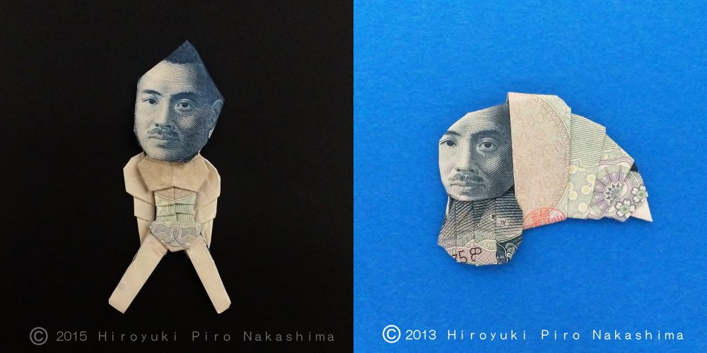 お札をキッチリ三つ折りにする方法。「お年玉をあげるときに使える！」「目印を覚えたら簡単！」