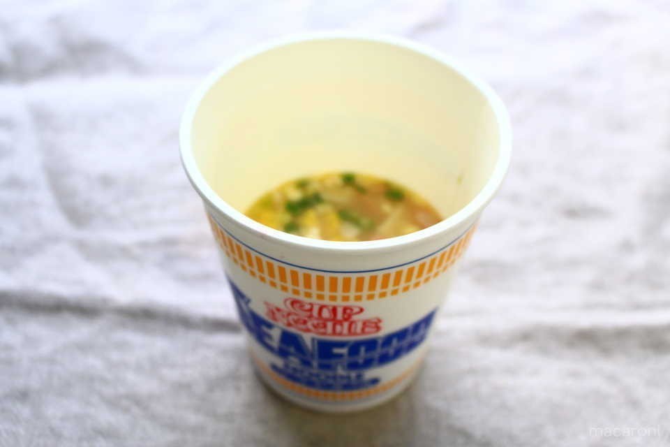 シーフードヌードルスープご飯