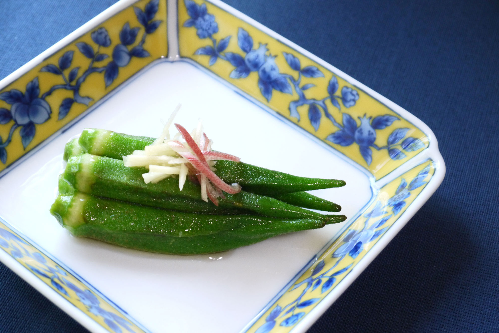めんつゆで味決まる！オクラとなすの焼き浸し