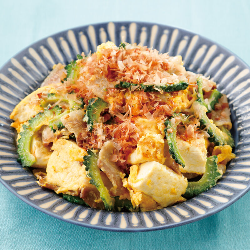 白だし大人のゴーヤちゃんぷる