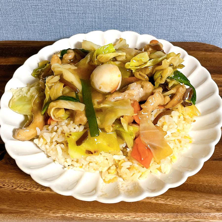 挽き肉チャーハン