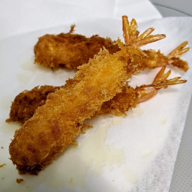 ちっちゃい海老が大変身！ウチの節約エビフライ♡