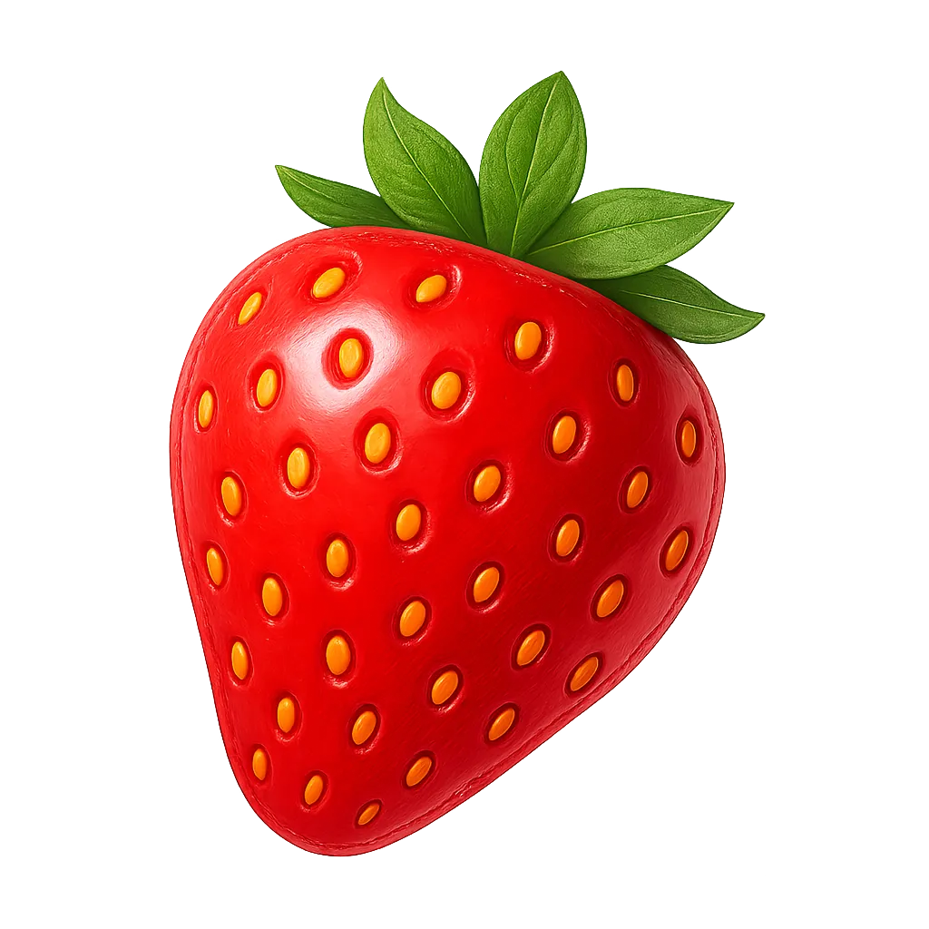 ゆるい いちごイラスト・フリー素材なら「シンテリ」