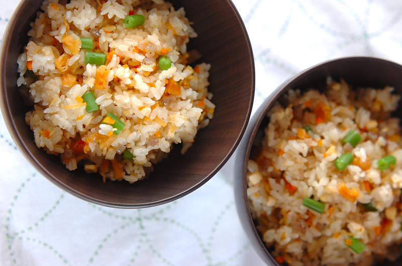 ホタテ炊き込みごはん 旨みたっぷり