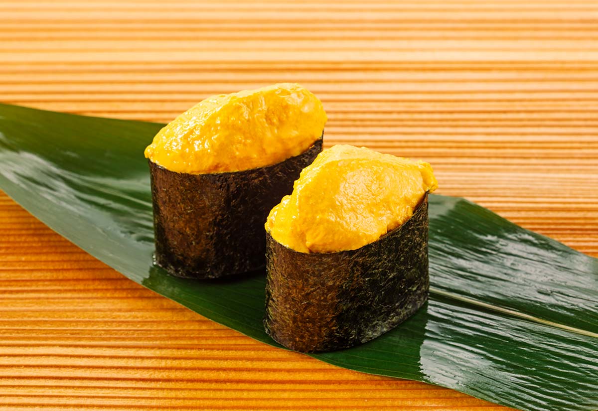 海の五食やさいとウニの軍艦巻海藻を使った料理レシピ株式会社 髙木屋新潟県南魚沼市