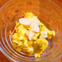 かぼちゃとクリームチーズのサラダ