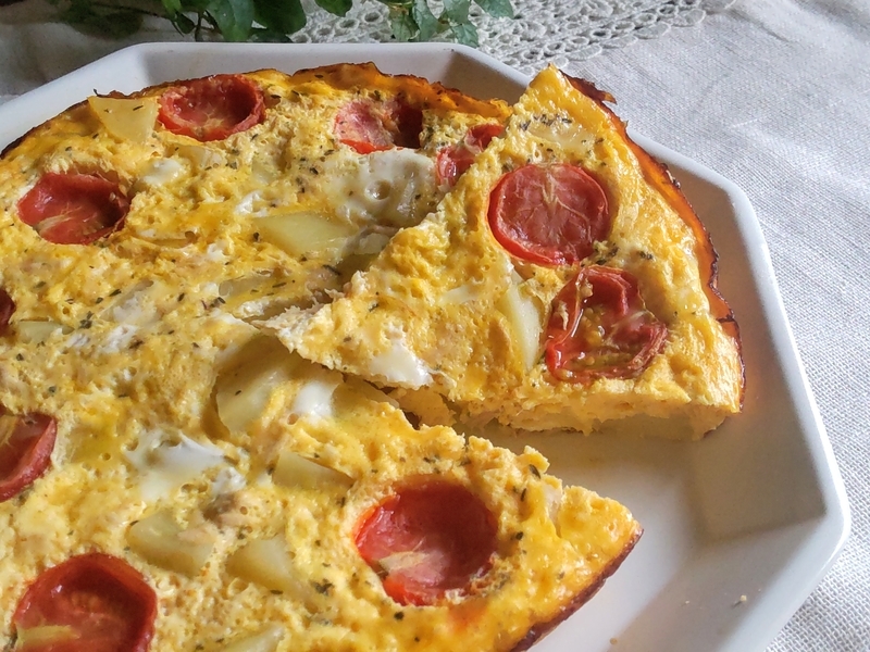 野菜たっぷりスパニッシュオムレツ