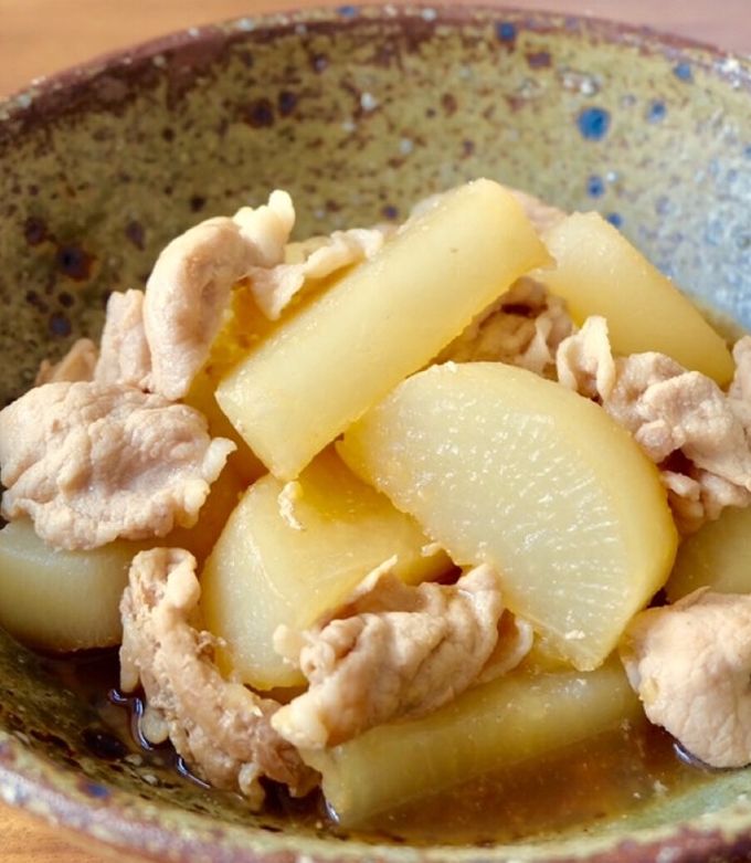 しみしみ♪大根と豚肉の炒め煮
