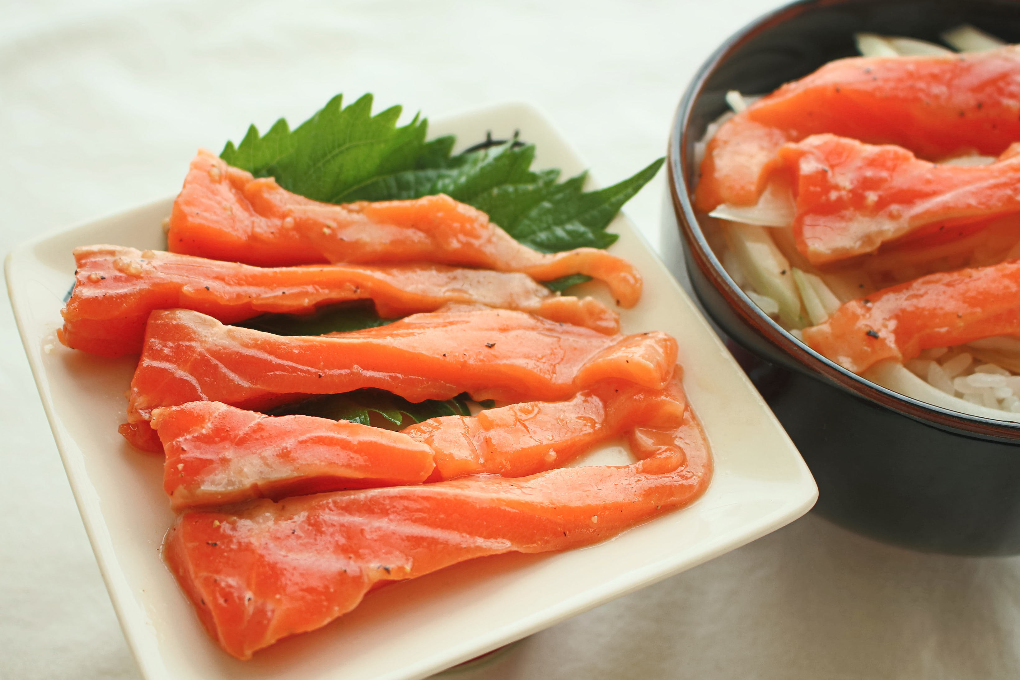 めんつゆで味付け簡単！サーモン漬け丼マックスバリュ東海 静岡、神奈川、山梨、愛知、三重、岐阜、滋賀の食品スーパ