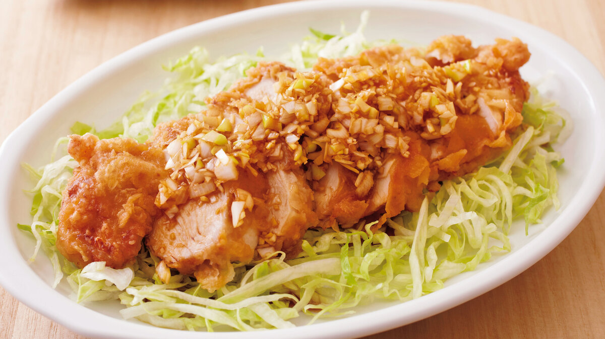 レンジで油淋鶏風フレドレでつくる アイディアレシピ