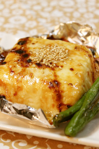 とろけるチーズと豆腐のおつまみ