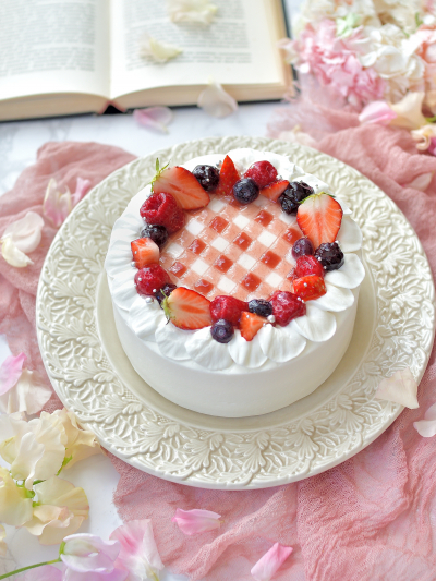 ２段のフェルトケーキ！ - フェルト小物