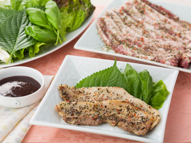 ホットプレートひとつで楽ちん・サムギョプサル - Shiori's Diner