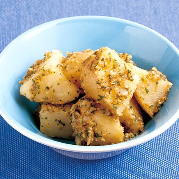 sakkuuのハンバーグの付け合わせポテト