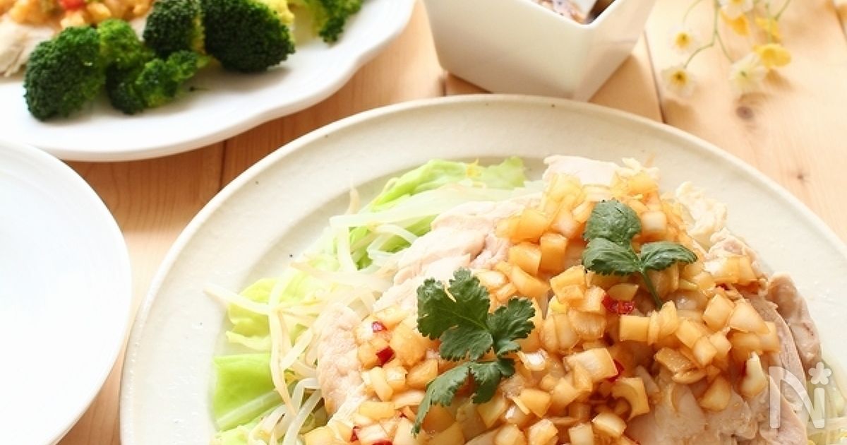 レシピ 大葉入りでさっぱり♬鶏むね肉のやみつき油淋鶏♬ - しにゃごはん blog