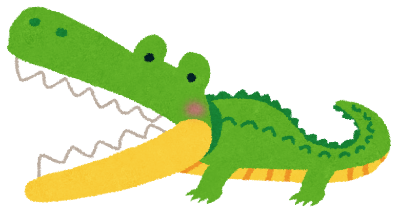 ワニワニパニック 手作り 2本セット - メルカリ