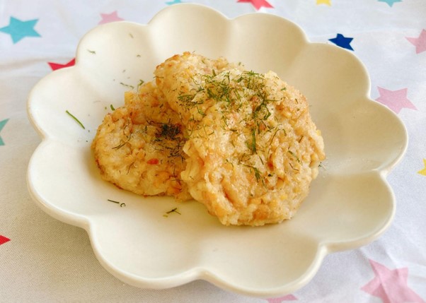 1y1m30d 離乳食完了期② ～バナナオートミールおやき～見習い管理栄養士のできごと レシピブログ