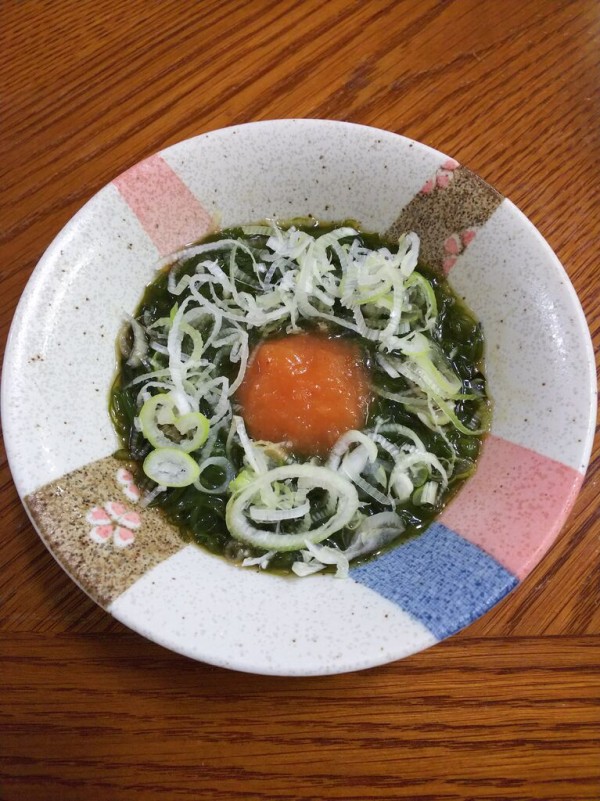 おくらと長芋のねばねばサラダ めかぶとポン酢で和えるだけ