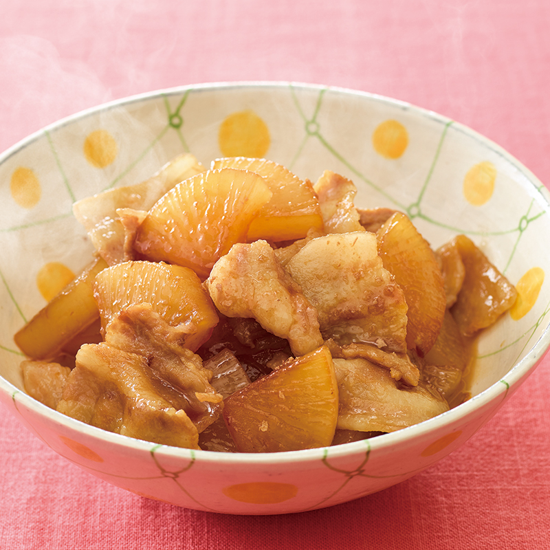 だししみ大根と豚肉のだし炊きご飯