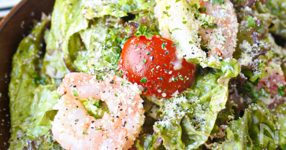 美味ドレ小エビサラダ