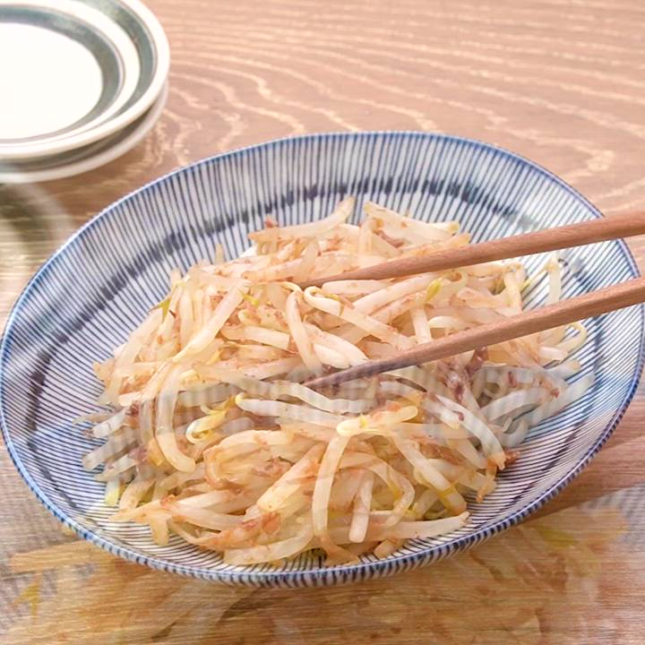 レンジ2分！愛してやまない♡やみつきもやし