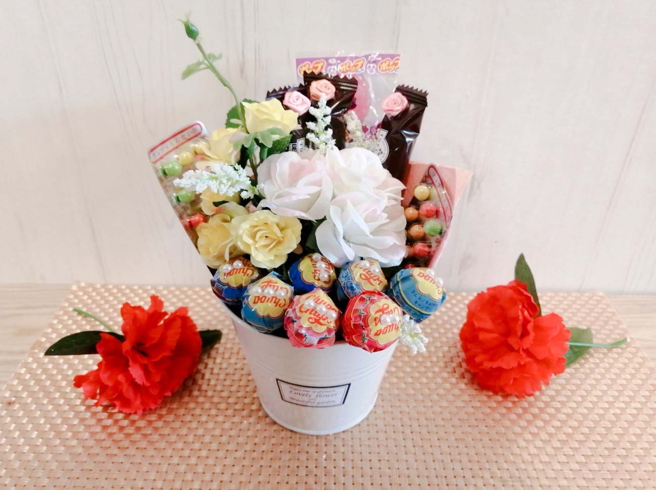 キャンディブーケ作り方 セリアTikTok