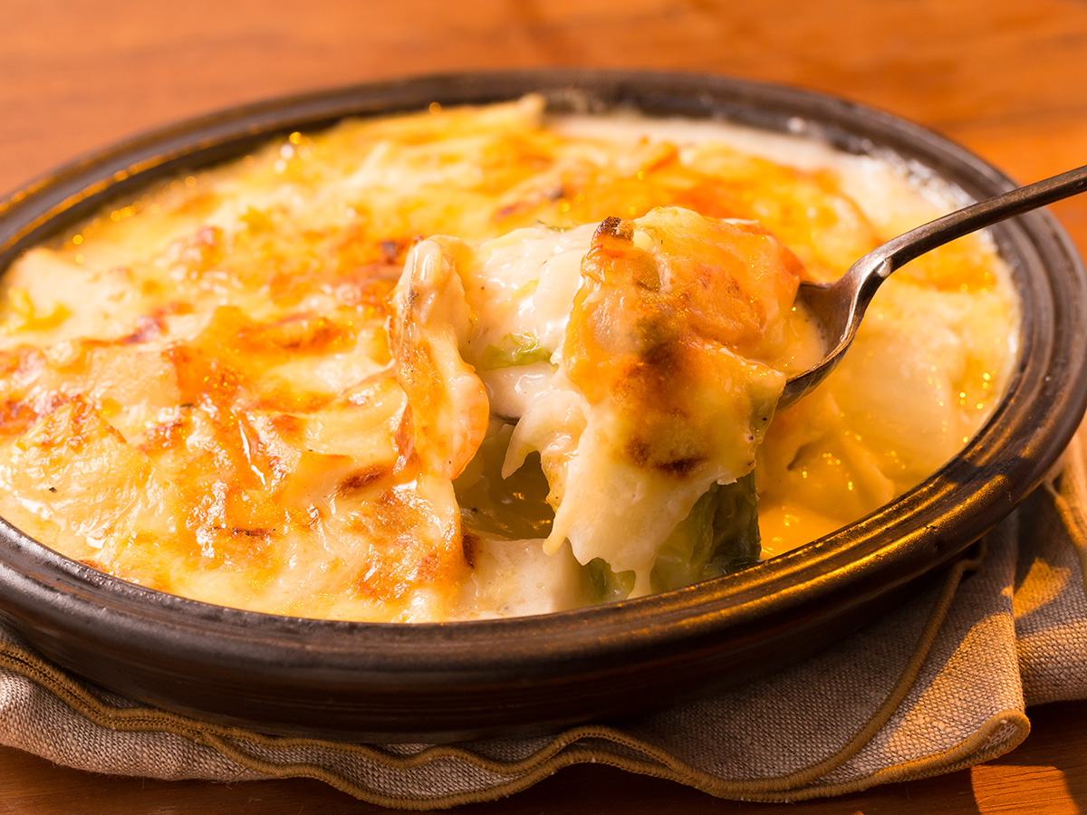 グラタン好きのためのシーフードグラタン