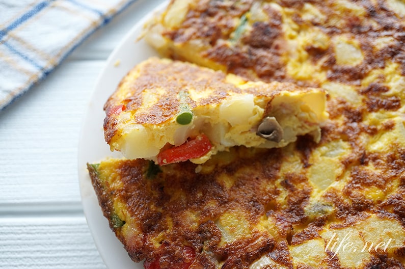 志麻さんのスパニッシュオムレツのレシピ。野菜たっぷりで最高！ - LIFE.net