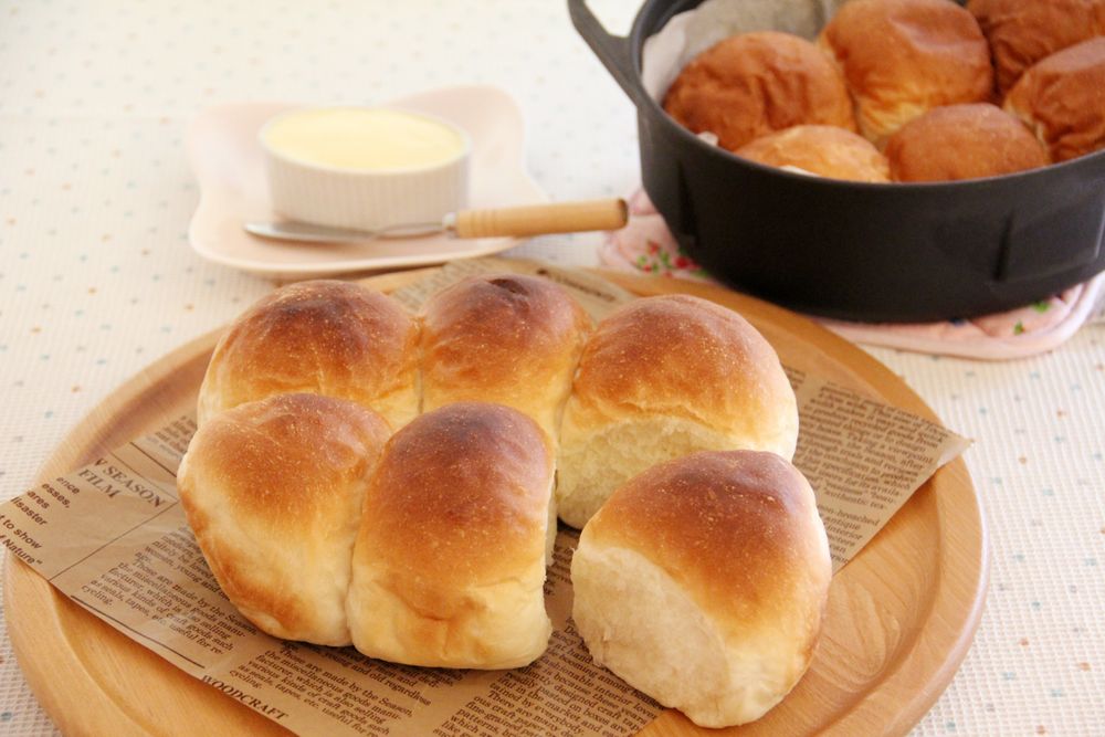 こね時間3分 バターロールの作り方！ふんわり軽い。基本のテーブルブレッド。初心者さん向け簡単レシピ♪