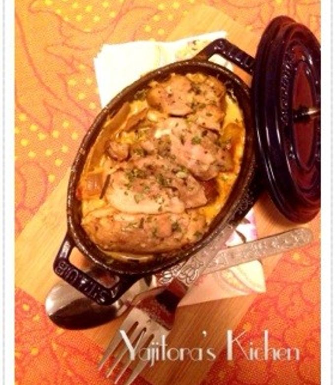 骨付き鶏もも肉のロースト ストウブとオーブンで外はカリカリ！中はジューシーに！racucina