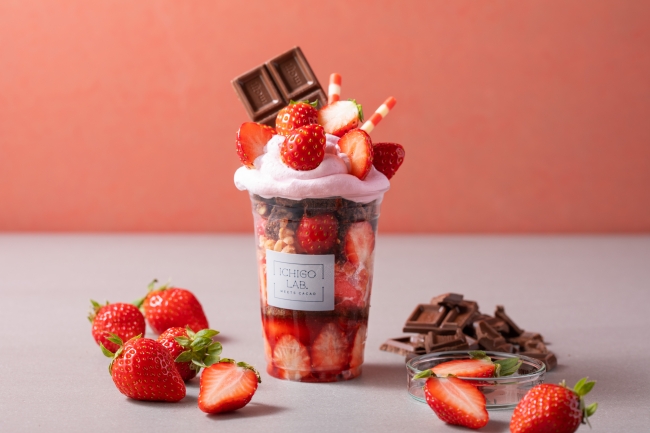 元祖食品サンプル屋「イチゴパフェ」