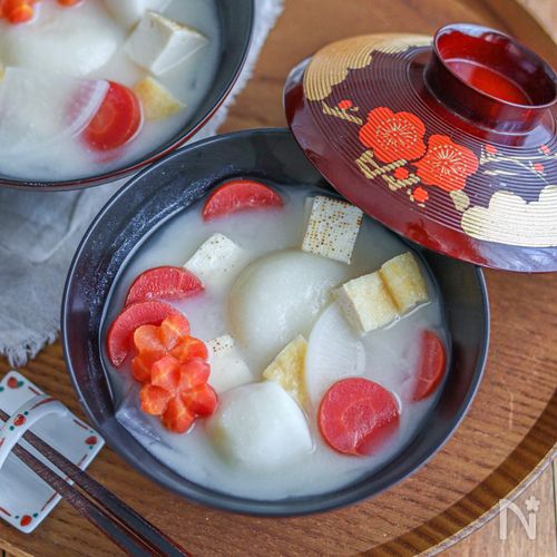 こっくり甘い 白みそのお雑煮