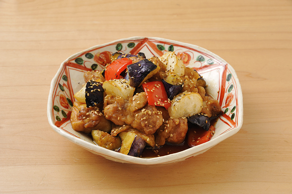 五色あられのから揚げ＆サラダ - おすすめレシピダイエー食の情報