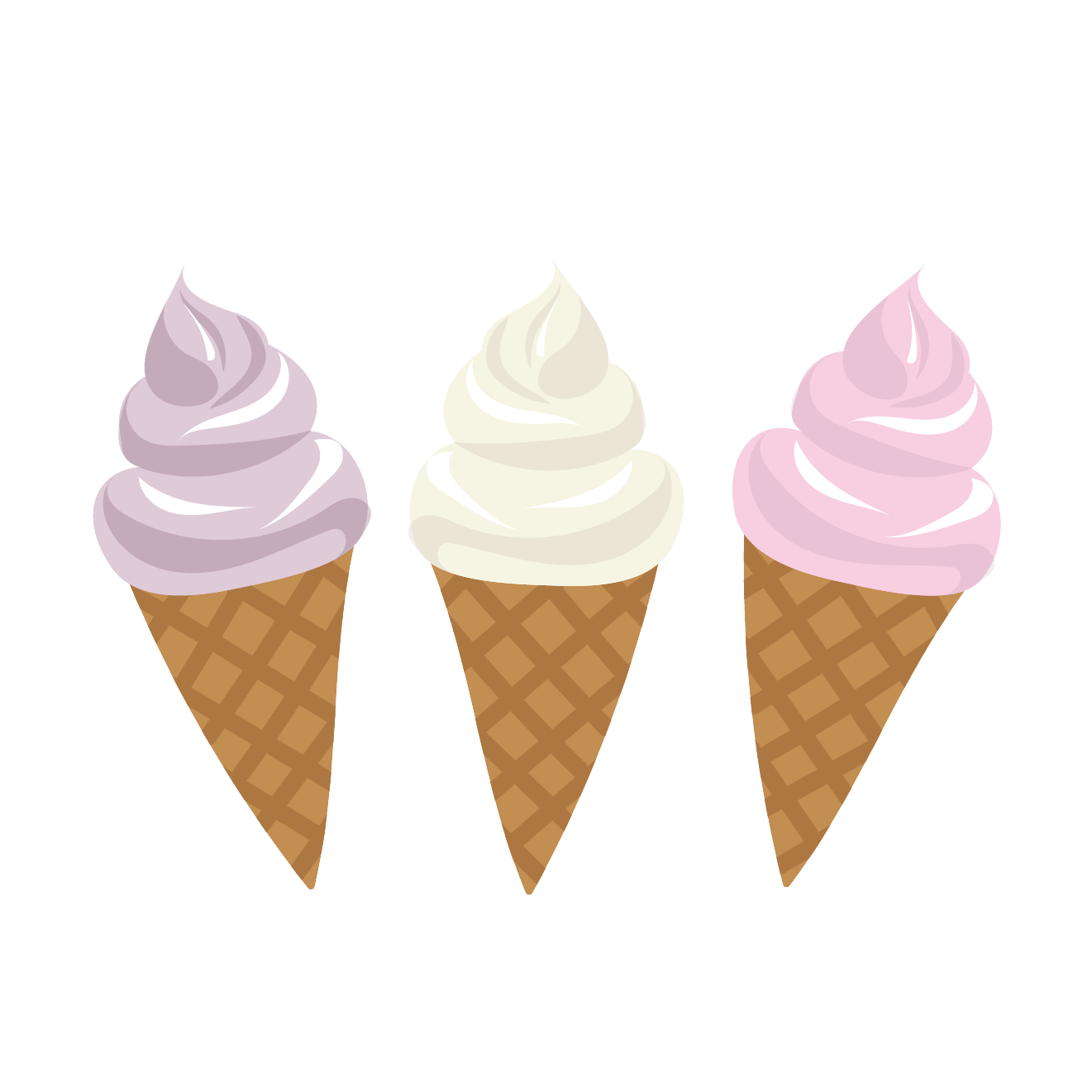 アイスクリームカップイラストカップイラストベクトルとカラフルなアイスクリームPremiumベクトル素材