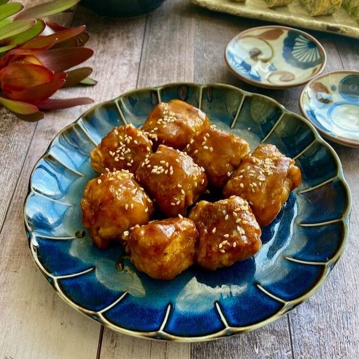 厚揚げの肉巻き☆白米すすむ焼肉のタレ味