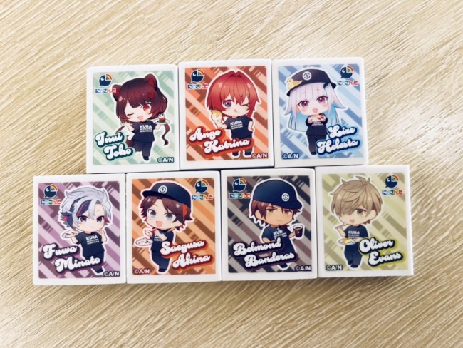 くら寿司×にじさんじ”初コラボふわぐさ・さんばか・バベル登場、下敷き・クリアファイル店頭配布、びっくらポンにチャーム・消しゴム・缶バッジ、シール付きメニューも食品産業新聞社ニュースWEB