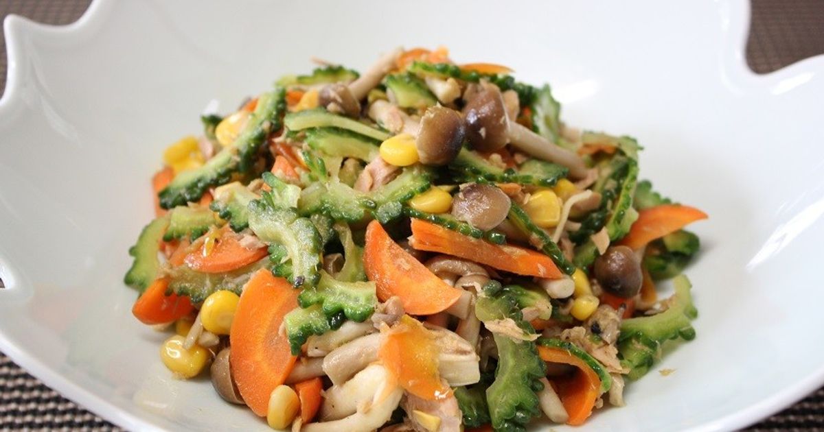 苦味軽減 ゴーヤとツナのチャンプル