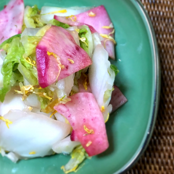 赤かぶしりしりの可愛いサラダ