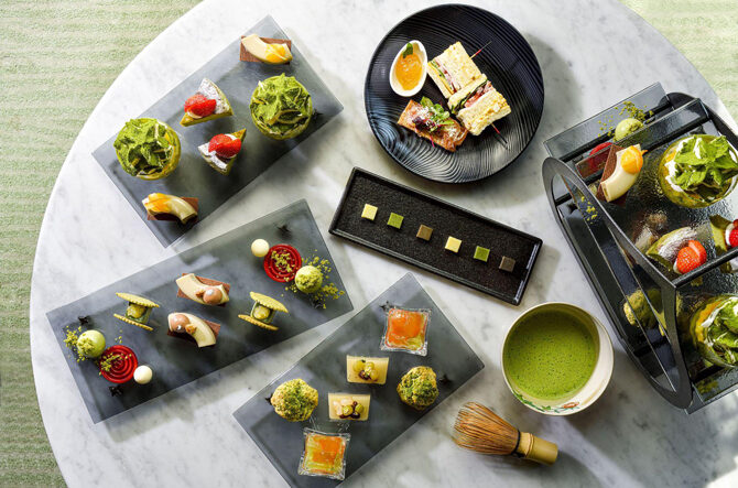 FAUCHON Meets Matcha” 辻利兵衛本店とフォションホテル京都によるコラボ抹茶アフタヌーンティーを5月7日 水 から7月19日 土 までご提供ワールド・ブランズ・コレクション ホテルズ＆リゾーツ株式会社のプレスリリース